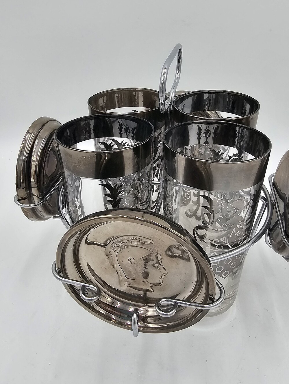 Vintage Kimiko Mid‑Century Barware Set